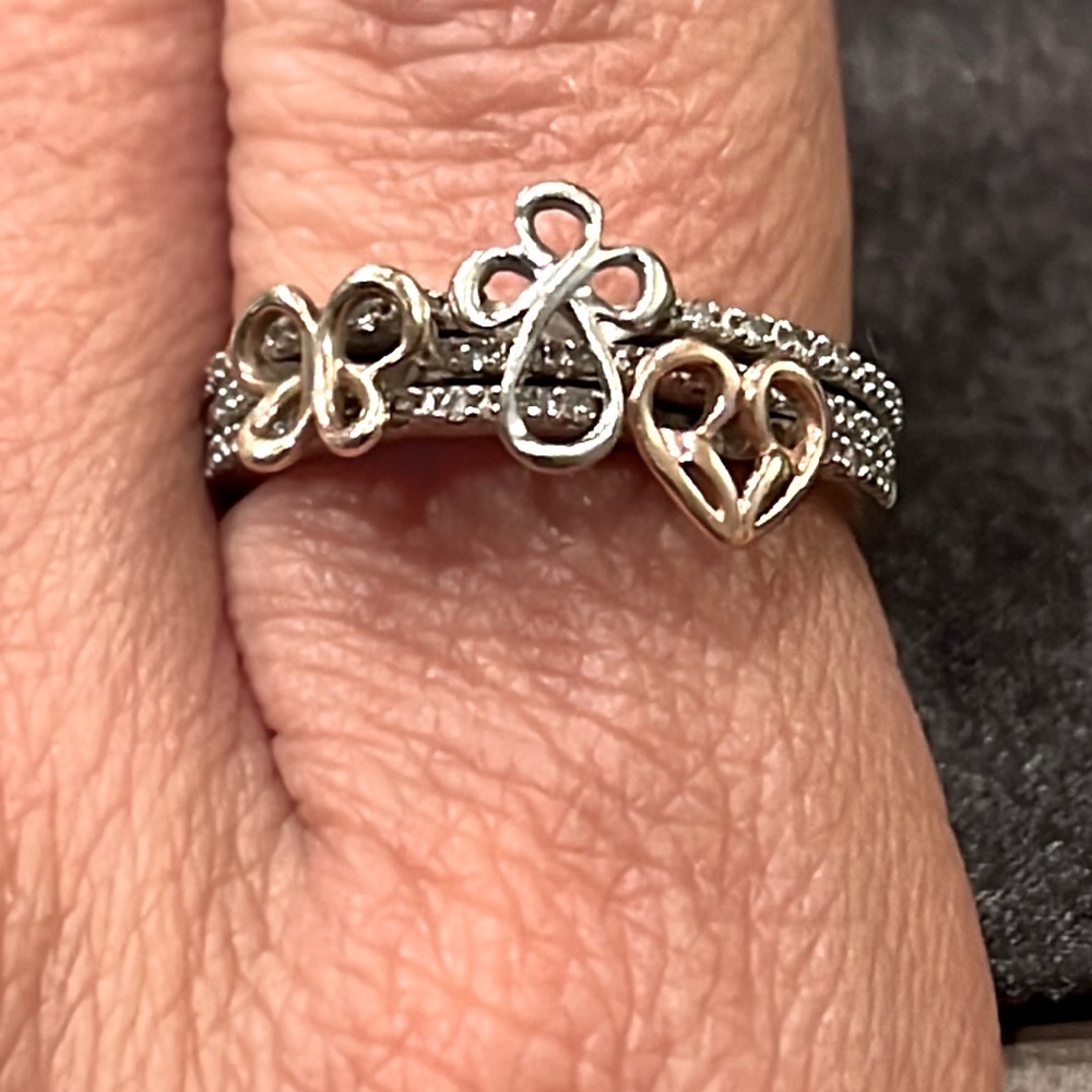 Stackable diamond rings Jessica Simpson